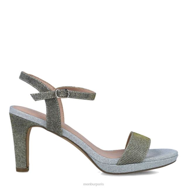 Menbur femmes larimar DVZ865605 talons moyens et bas argent