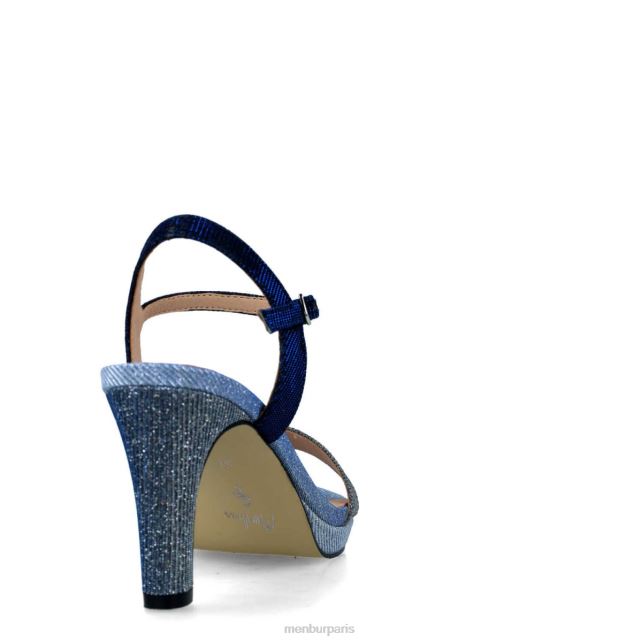 Menbur femmes larimar DVZ865606 talons moyens et bas bleu foncé