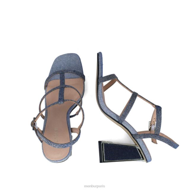 Menbur femmes larimar DVZ865628 talons moyens et bas bleu foncé