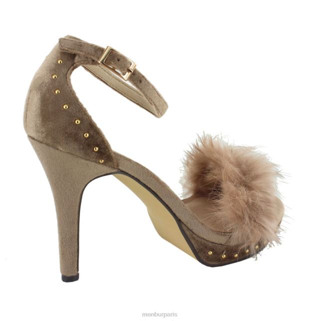 Menbur femmes leivi DVZ861870 talons moyens et bas beige