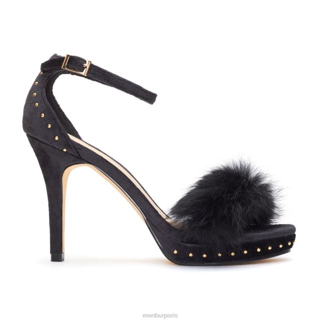 Menbur femmes leivi DVZ861871 talons moyens et bas noir