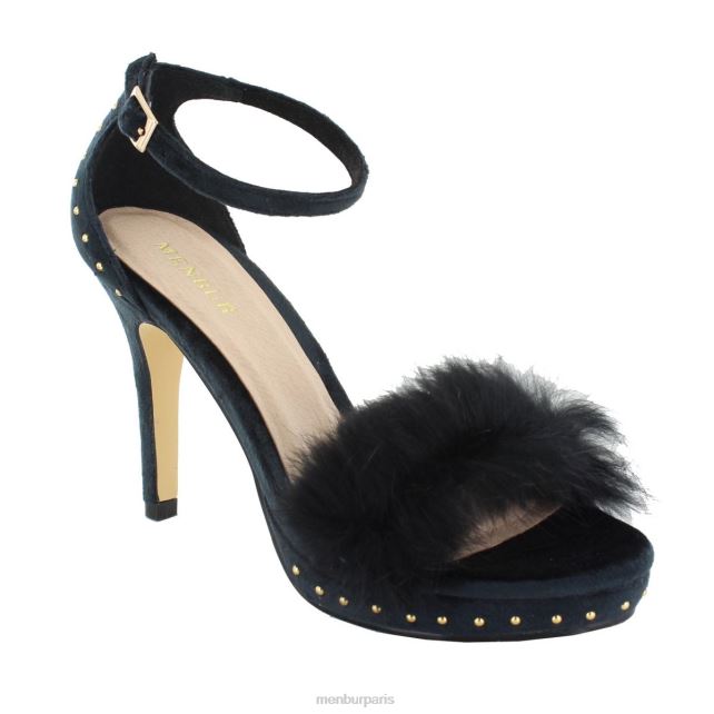 Menbur femmes leivi DVZ861871 talons moyens et bas noir