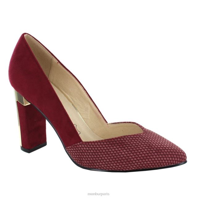 Menbur femmes lentille DVZ861811 talons moyens et bas rouge