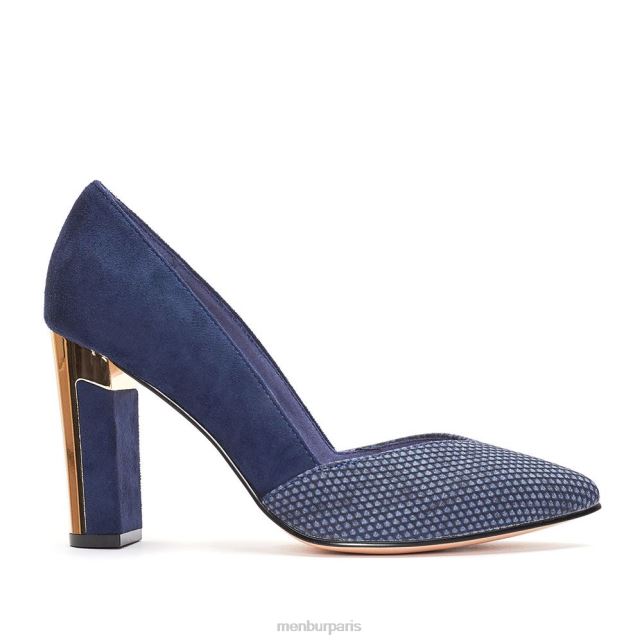 Menbur femmes lentille DVZ861867 talons moyens et bas bleu foncé