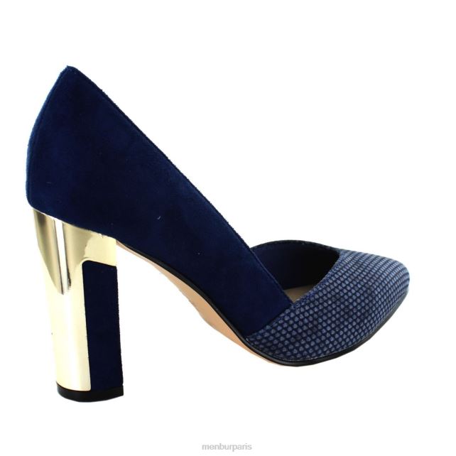 Menbur femmes lentille DVZ861867 talons moyens et bas bleu foncé