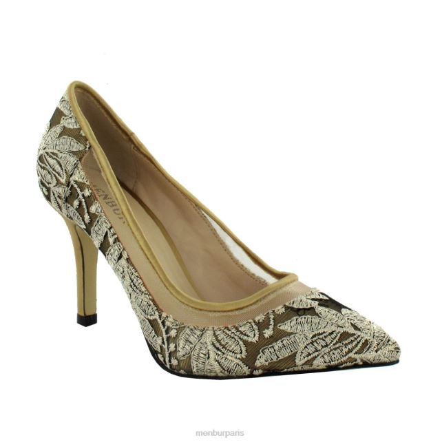 Menbur femmes lepé DVZ861790 talons moyens et bas or
