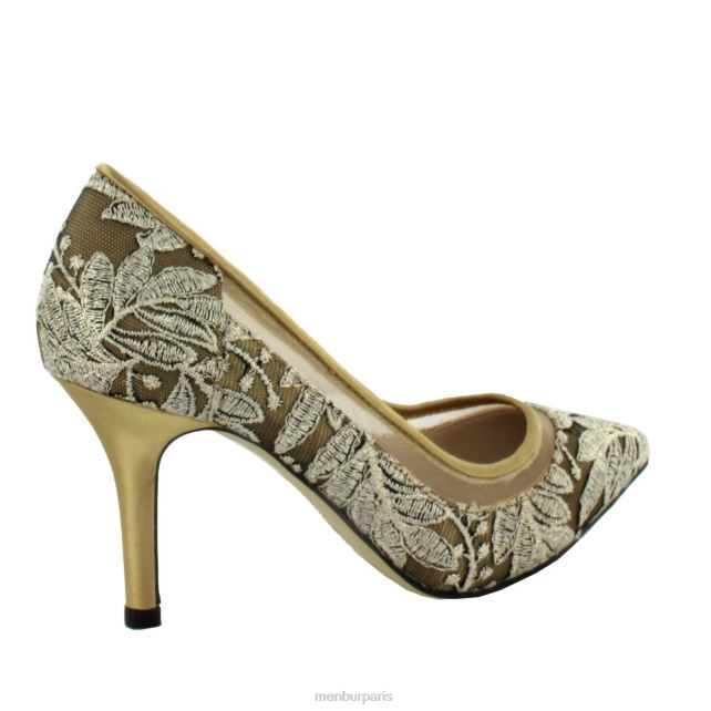 Menbur femmes lepé DVZ861790 talons moyens et bas or