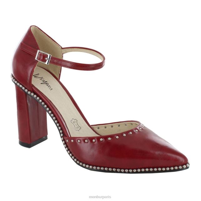 Menbur femmes lesis DVZ861869 talons moyens et bas rouge