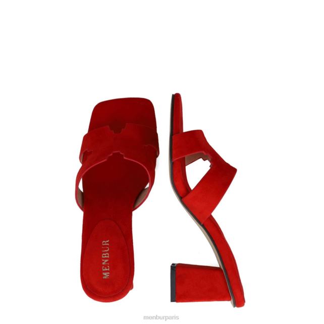 Menbur femmes Éleusis DVZ861673 talons moyens et bas rouge