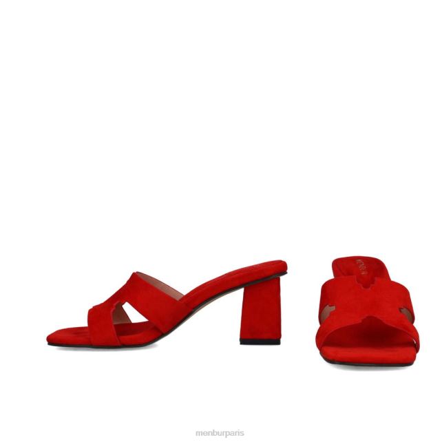 Menbur femmes Éleusis DVZ861673 talons moyens et bas rouge