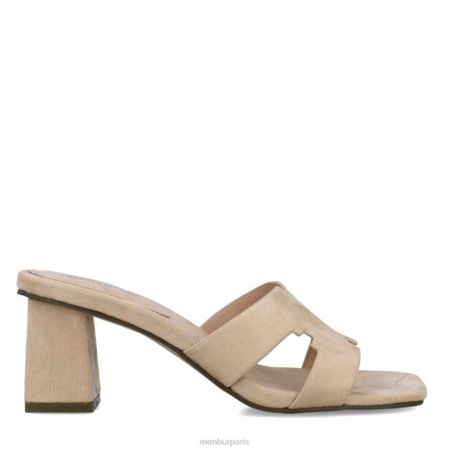 Menbur femmes Éleusis DVZ865717 talons moyens et bas beige