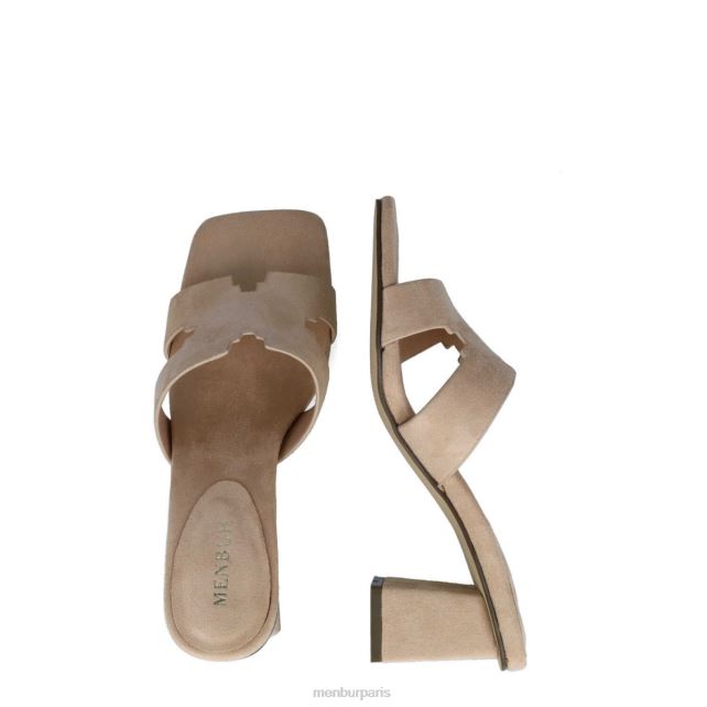 Menbur femmes Éleusis DVZ865717 talons moyens et bas beige