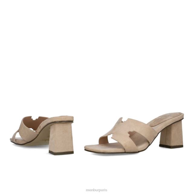 Menbur femmes Éleusis DVZ865717 talons moyens et bas beige