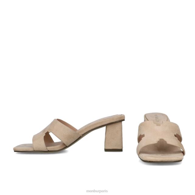 Menbur femmes Éleusis DVZ865717 talons moyens et bas beige