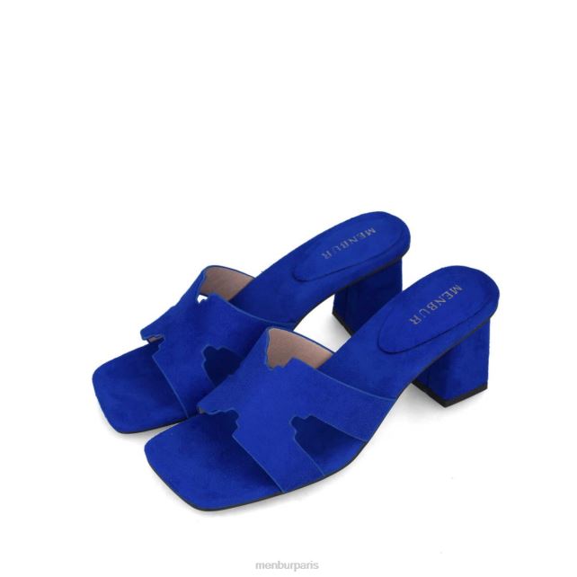 Menbur femmes Éleusis DVZ865721 talons moyens et bas bleu moyen