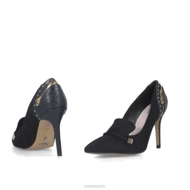 Menbur femmes lonicera DVZ865858 talons moyens et bas noir