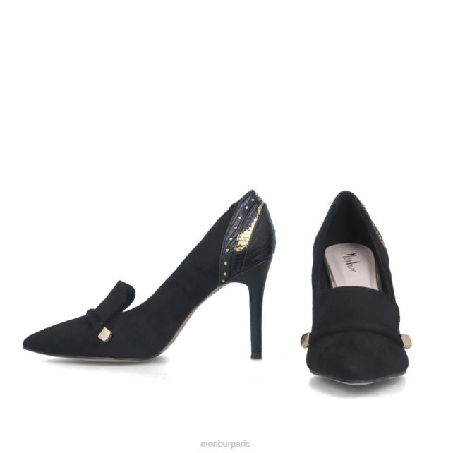 Menbur femmes lonicera DVZ865858 talons moyens et bas noir