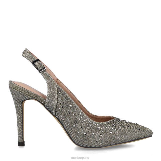 Menbur femmes lyrate DVZ865872 talons moyens et bas gris