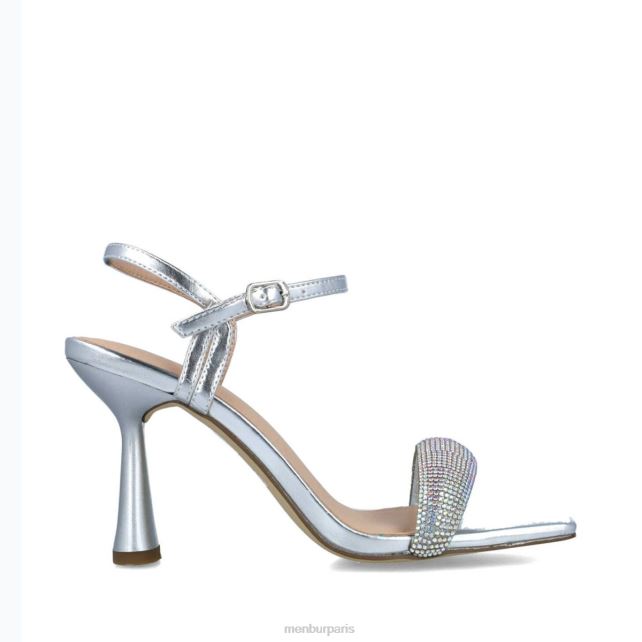 Menbur femmes lyre DVZ861578 talons moyens et bas argent