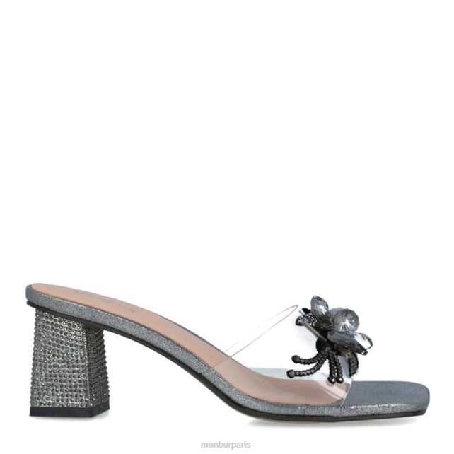 Menbur femmes mélanite DVZ861644 talons moyens et bas gris