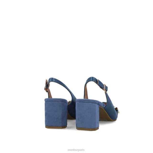 Menbur femmes métis DVZ861676 talons moyens et bas bleu clair