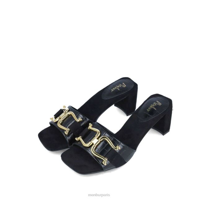 Menbur femmes métis DVZ861719 talons moyens et bas noir