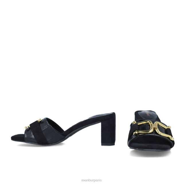 Menbur femmes métis DVZ861719 talons moyens et bas noir