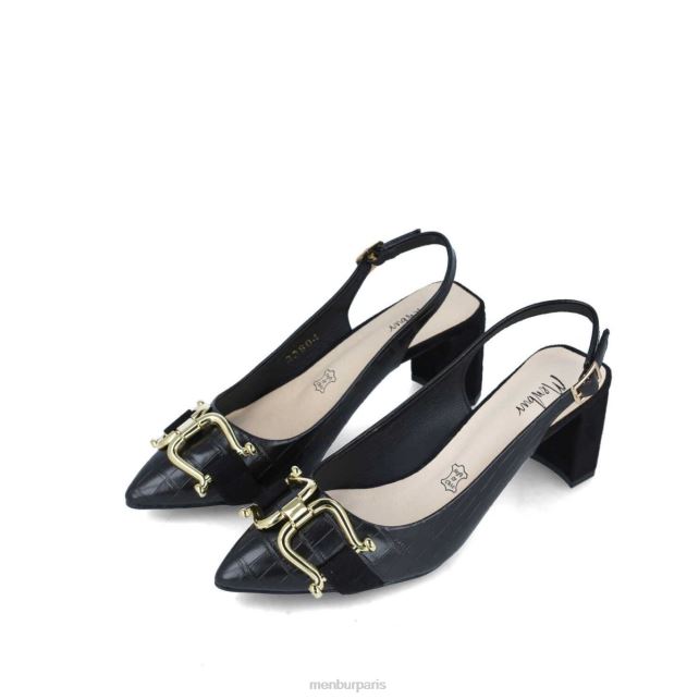Menbur femmes métis DVZ865731 talons moyens et bas noir