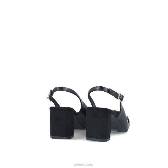 Menbur femmes métis DVZ865731 talons moyens et bas noir