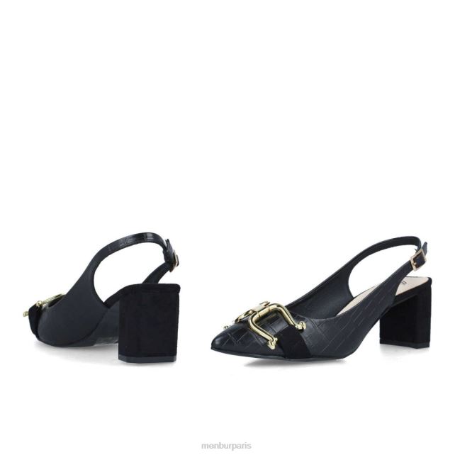 Menbur femmes métis DVZ865731 talons moyens et bas noir