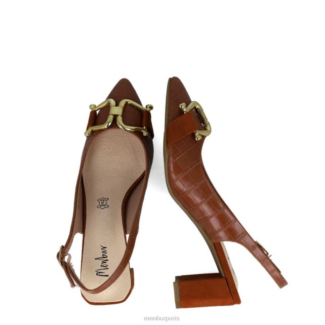 Menbur femmes métis DVZ865733 talons moyens et bas brun