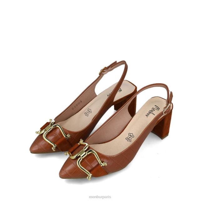 Menbur femmes métis DVZ865733 talons moyens et bas brun