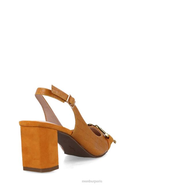 Menbur femmes métis DVZ865734 talons moyens et bas jaune