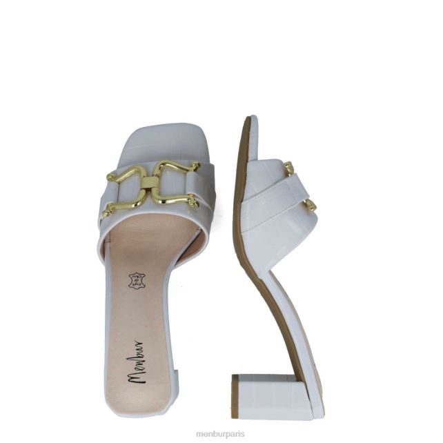 Menbur femmes métis DVZ865859 talons moyens et bas blanc