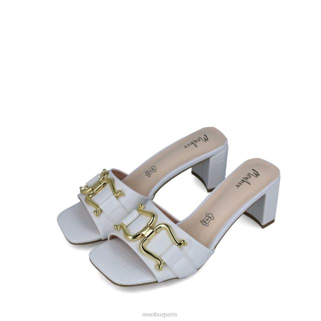Menbur femmes métis DVZ865859 talons moyens et bas blanc