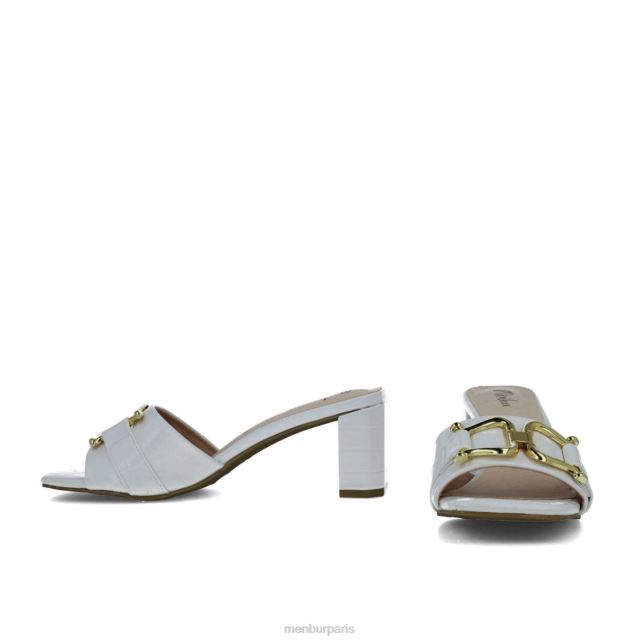 Menbur femmes métis DVZ865859 talons moyens et bas blanc