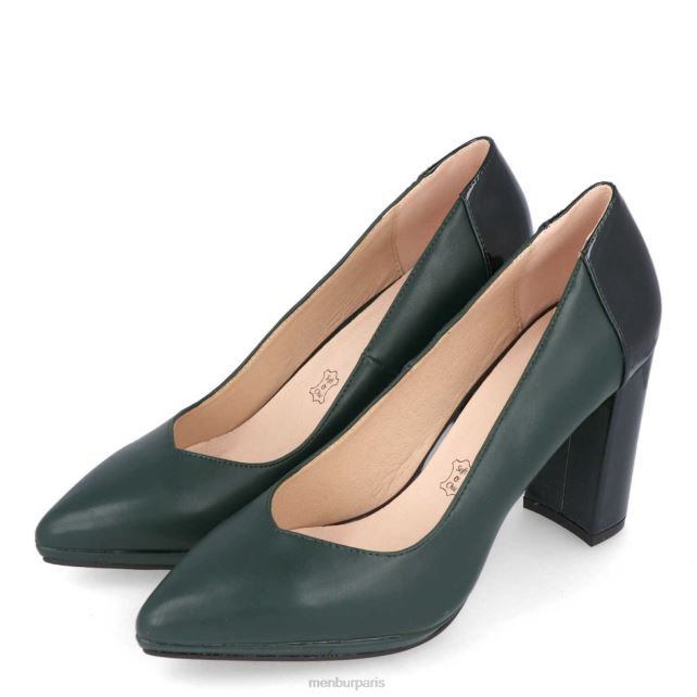 Menbur femmes maître DVZ861863 talons moyens et bas vert