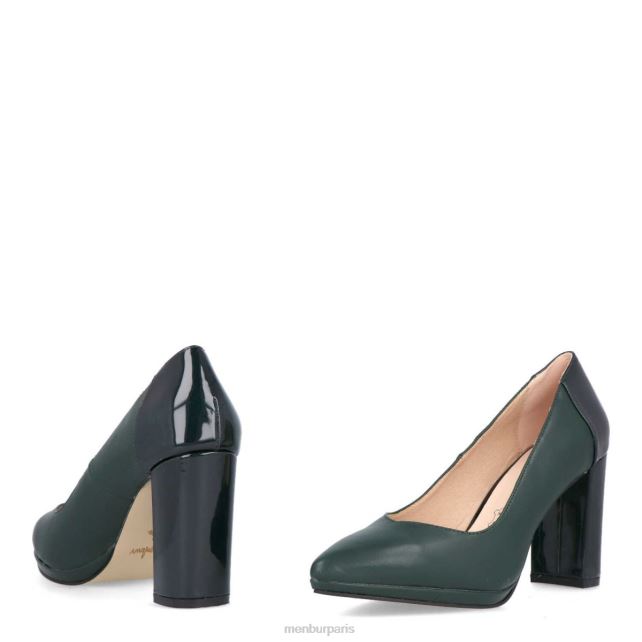 Menbur femmes maître DVZ861863 talons moyens et bas vert