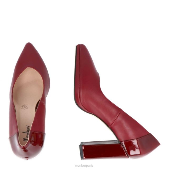 Menbur femmes maître DVZ861864 talons moyens et bas rouge