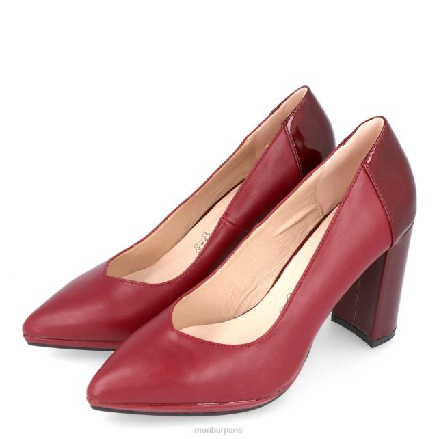 Menbur femmes maître DVZ861864 talons moyens et bas rouge
