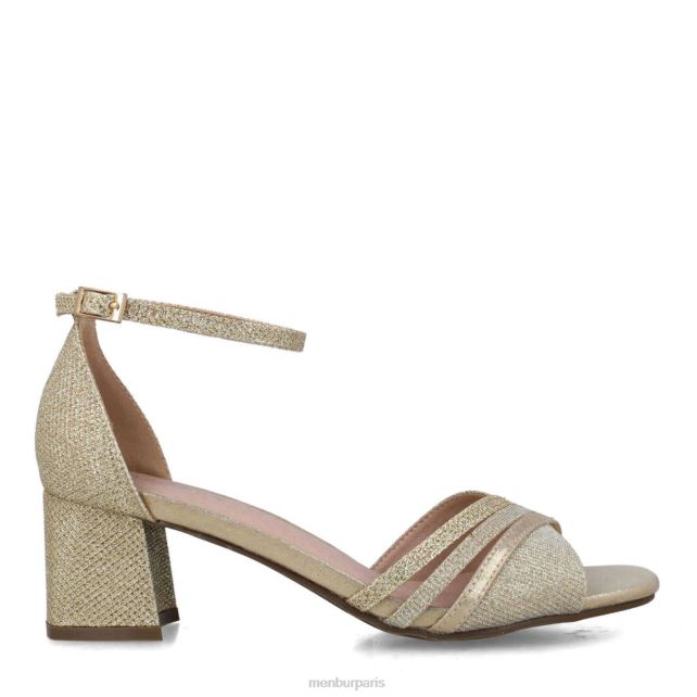 Menbur femmes madreperla DVZ861651 talons moyens et bas or