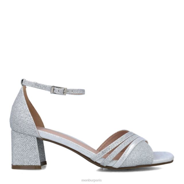 Menbur femmes madreperla DVZ865668 talons moyens et bas argent