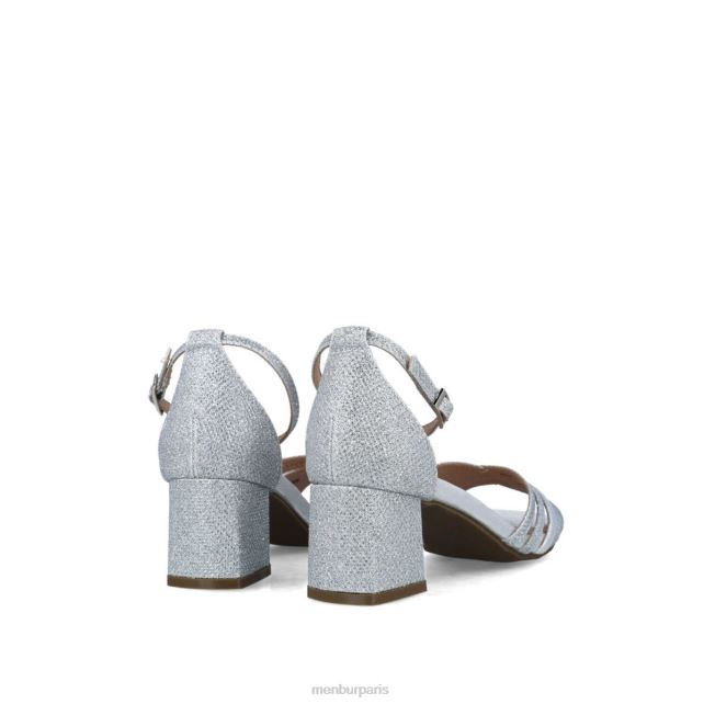 Menbur femmes madreperla DVZ865668 talons moyens et bas argent