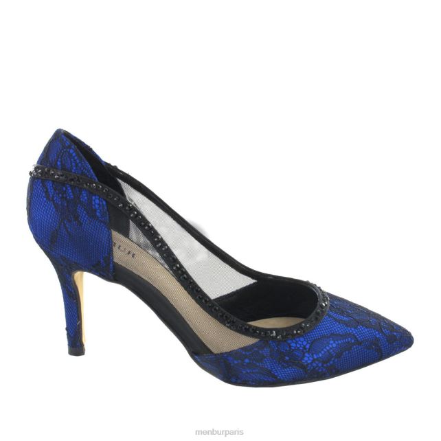 Menbur femmes marchena DVZ861779 talons moyens et bas bleu moyen