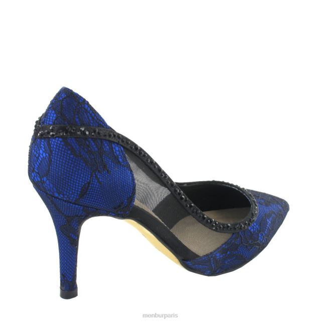 Menbur femmes marchena DVZ861779 talons moyens et bas bleu moyen