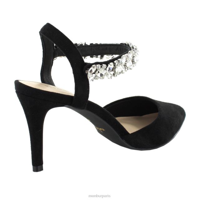 Menbur femmes matière DVZ861876 talons moyens et bas noir