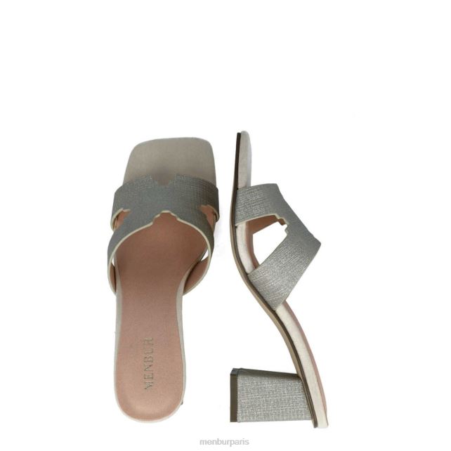 Menbur femmes mese DVZ865783 talons moyens et bas beige
