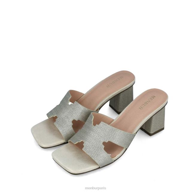 Menbur femmes mese DVZ865783 talons moyens et bas beige
