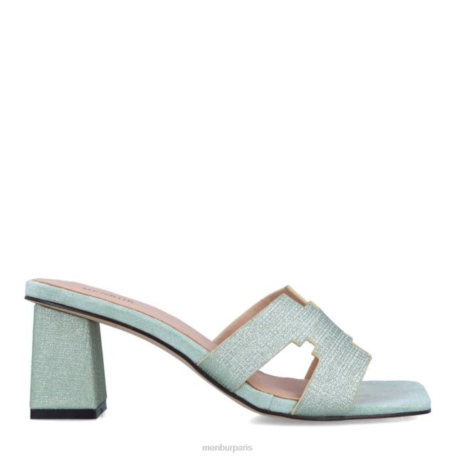 Menbur femmes mese DVZ865784 talons moyens et bas vert