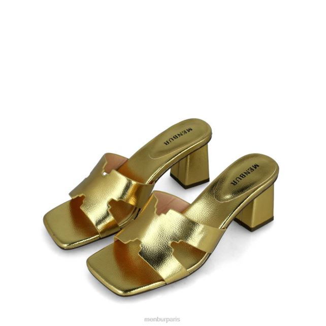 Menbur femmes mnémotechnique DVZ861690 talons moyens et bas or